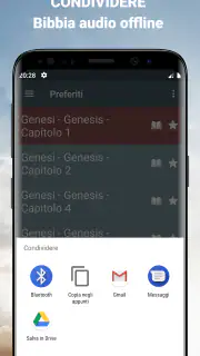 Audio Bibbia Italiano mp3 app screenshot 6
