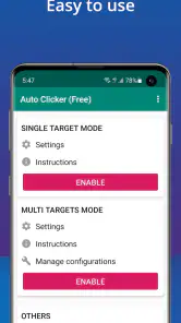 Auto Clicker - Automatic tap screenshot 1