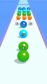 Ball Run 2048: merge number screenshot 6