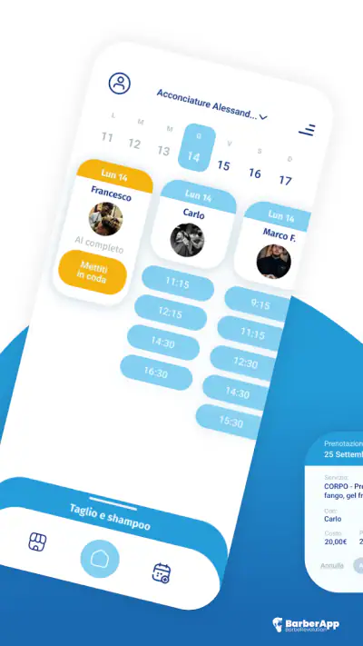 BarberApp screenshot 1