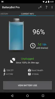 BatteryBot Pro screenshot 1