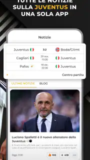 Bianconeri Live: App di calcio screenshot 2