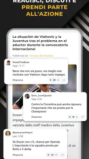 Bianconeri Live: App di calcio screenshot 3