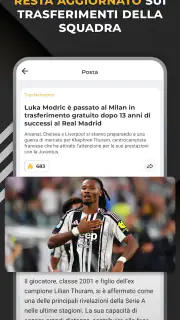 Bianconeri Live: App di calcio screenshot 6