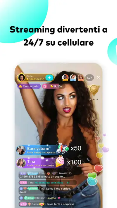 Bigo Live-Streaming, Live Chat screenshot 1