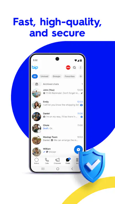 BiP - Messenger, Video Call screenshot 1