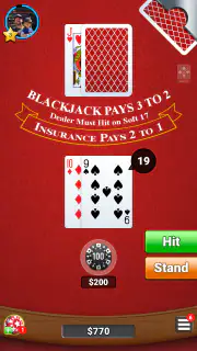 Blackjack 21 Casino Card Game screenshot 3