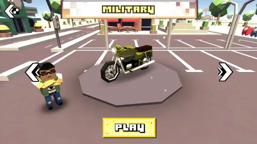 Blocky Moto Racing: Bike Rider screenshot 3