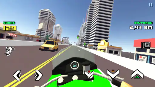 Blocky Moto Racing: Bike Rider screenshot 5