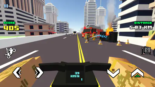 Blocky Moto Racing: Bike Rider screenshot 6