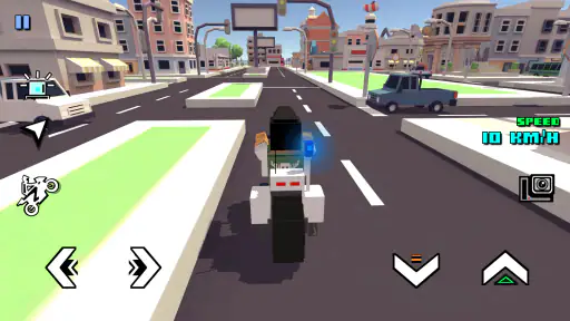 Blocky Moto Racing: Bike Rider screenshot 8