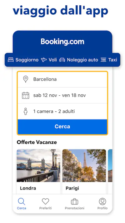 Booking.com prenotazioni hotel screenshot 1