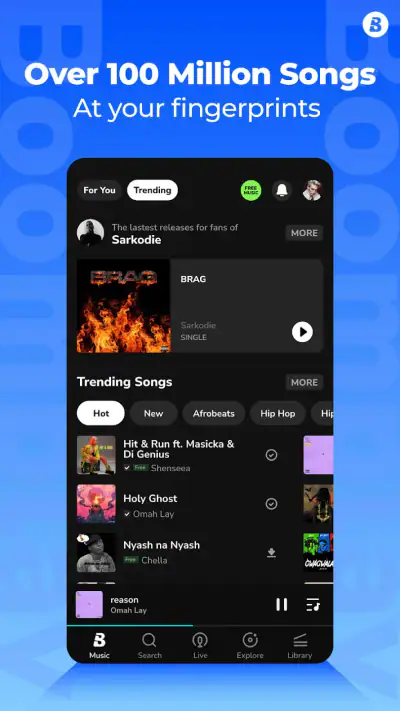 Boomplay - Download Music MP3 screenshot 1