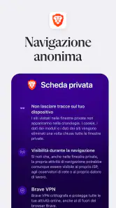 Brave Browser Web VPN Privato screenshot 3