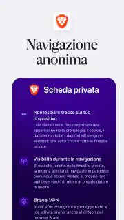 Brave Browser Web VPN Privato screenshot 3