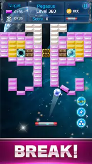 Brick Breaker : Space Outlaw screenshot 3
