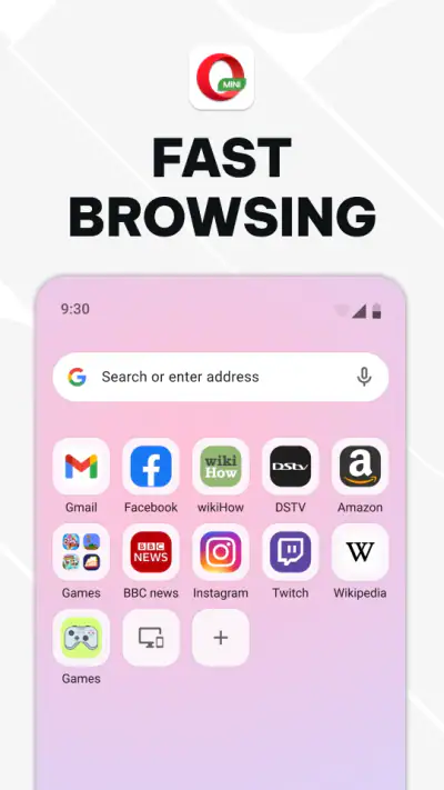 Browser Opera Mini screenshot 1