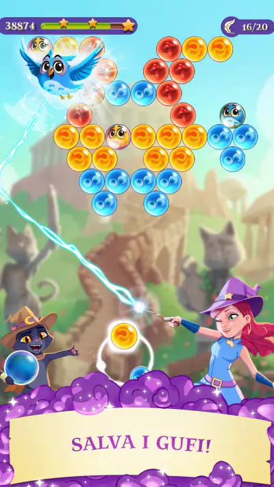 Bubble Witch 3 Saga screenshot 1