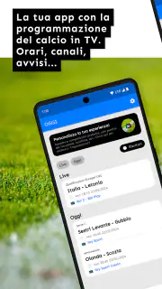 Calcio e TV: Le partite in TV screenshot 1