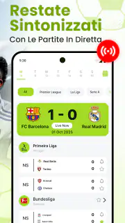 Calcio in diretta - Partite screenshot 2