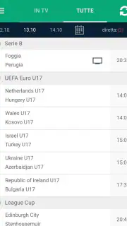 Calcio in TV e Livescore screenshot 4