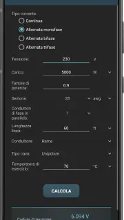 Calcoli Elettrici screenshot 4