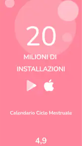 Calendario Ciclo Mestruale screenshot 1