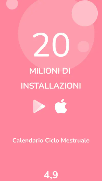 Calendario Ciclo Mestruale screenshot 1