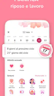 Calendario Ciclo Mestruale screenshot 3