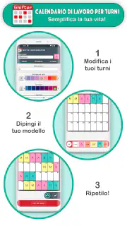 Calendario di Lavoro per turni screenshot 3