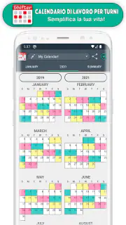 Calendario di Lavoro per turni screenshot 6
