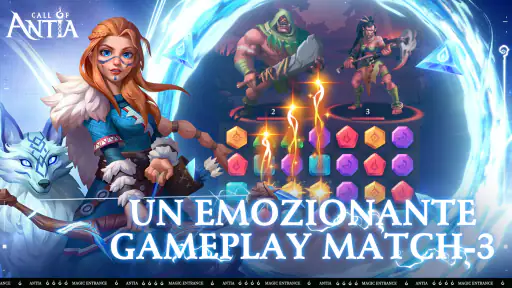 Call of Antia: Match 3 RPG screenshot 2