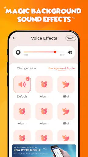 Cambia Voce, Effetti Sonori screenshot