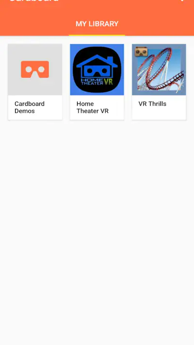 Cardboard screenshot 1