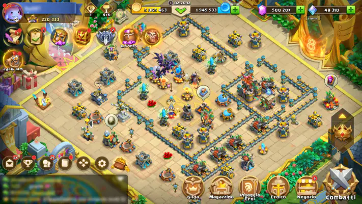 Castle Clash:Sovrano del Mondo screenshot 1