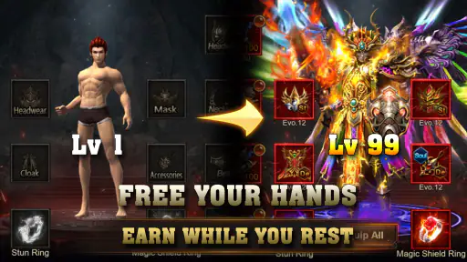 Clash Legend: idle magic rpg screenshot 4