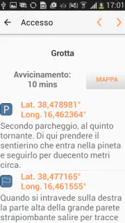 ClimbAdvisor Climbing in Italy screenshot 3