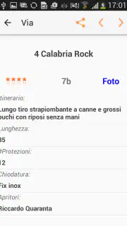 ClimbAdvisor Climbing in Italy screenshot 5