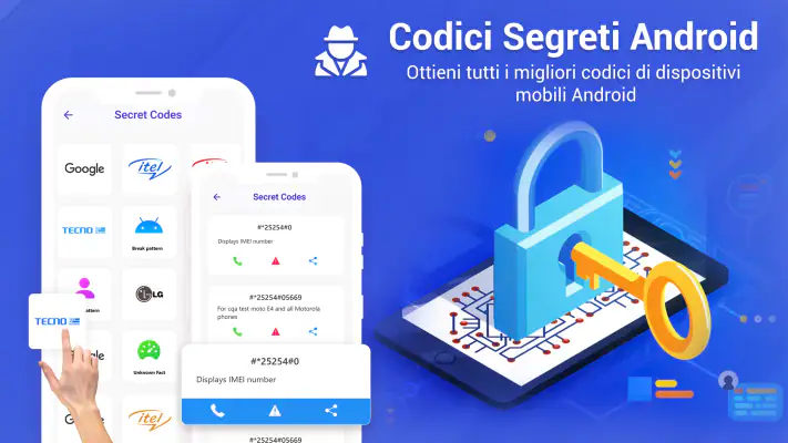 Codici segreti e hack mobili screenshot 1