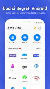 Codici segreti e hack mobili screenshot 2