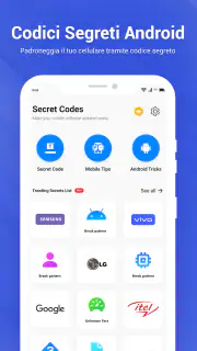 Codici segreti e hack mobili screenshot 2