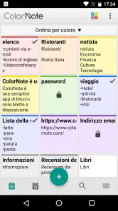 ColorNote Blocco note Notepad screenshot 3