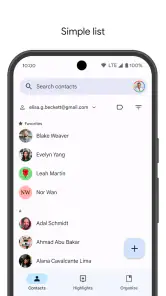 Contatti screenshot 2