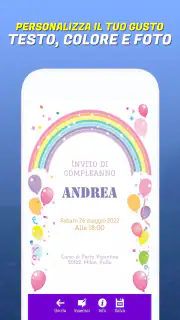 Crea biglietti d'invito screenshot 3