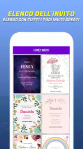 Crea biglietti d'invito screenshot 5