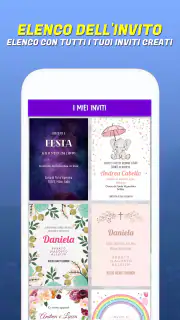 Crea biglietti d'invito screenshot 5