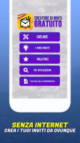 Crea biglietti d'invito screenshot 6