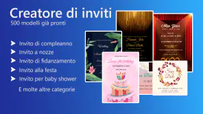 Crea Inviti Compleanno, festa screenshot 1