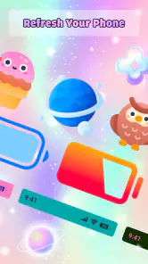 Cute Emoji Battery Widget screenshot 6