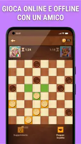 Dama: gioca online e offline screenshot 2